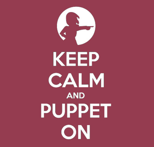Keep Calm and Puppet on! shirt design - zoomed