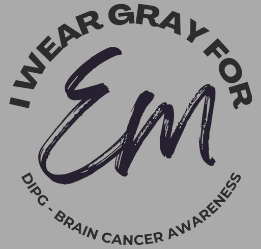 May is Brain Cancer and DIPG Awareness Month shirt design - zoomed