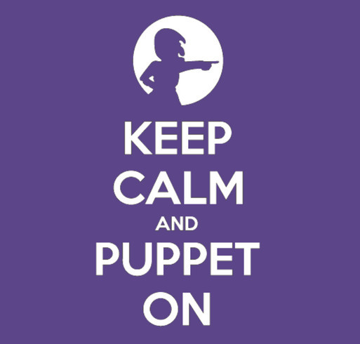 Keep Calm and Puppet on! shirt design - zoomed