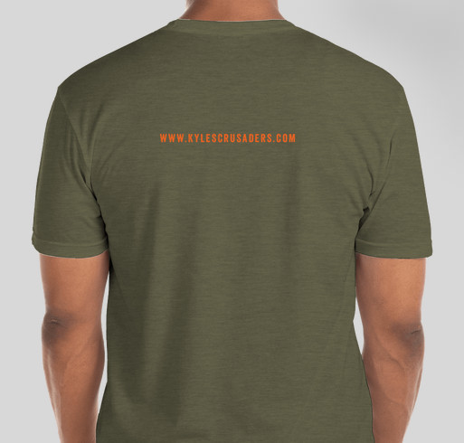Kyle's Crusaders 2020 T-Shirt Fundraiser Fundraiser - unisex shirt design - back