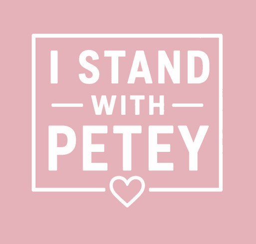 I Stand With Petey shirt design - zoomed