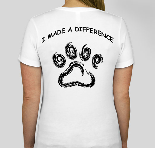 LIMITED TIME ONLY- Munster's Mission With "I Made A Difference" On Back Fundraiser - unisex shirt design - back