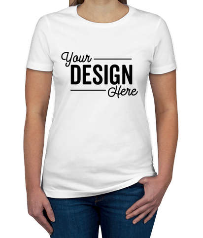 Download Custom Next Level Women's Slim Fit Jersey T-shirt - Design ...