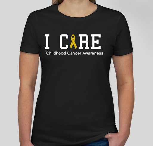 Who Cares - Childhood Cancer Awareness Fundraiser - unisex shirt design - front
