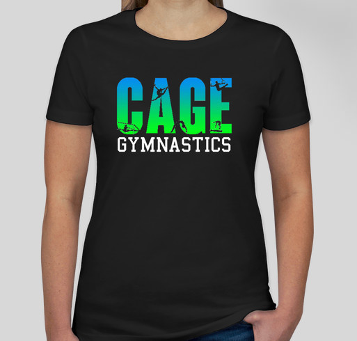 Cage Gymnastics Fundraiser - unisex shirt design - front