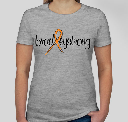 Bradleystrong Fundraiser - unisex shirt design - front