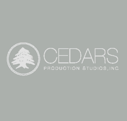 Cedars Production Studios Tee Shirt Fundraiser shirt design - zoomed
