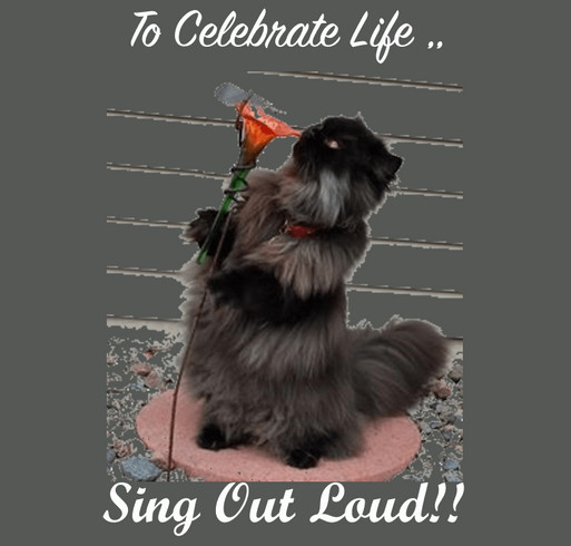 Angel's Sing out Loud Campaign shirt design - zoomed