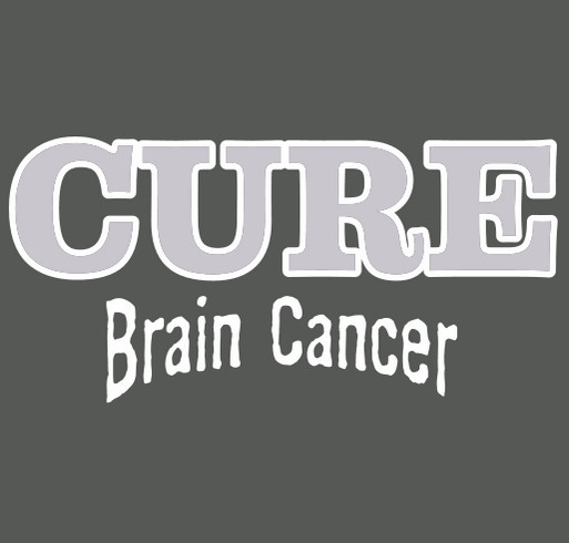 brain cancer shirt design - zoomed