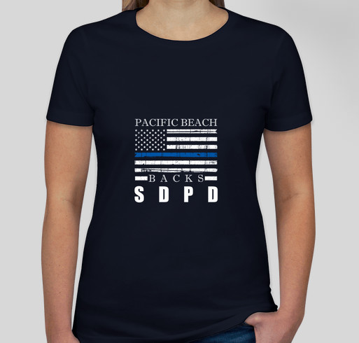 Pacific Beach Town Council Year of the Police Fundraiser - unisex shirt design - front