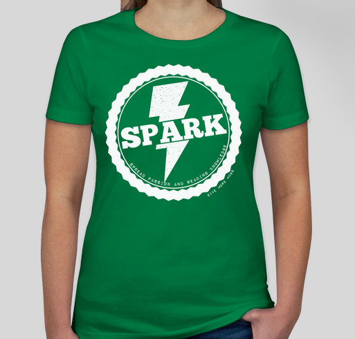 SPARK Campaign to Spread Passion and Reading Knowledge to kids in the United States and Caribbean Fundraiser - unisex shirt design - front