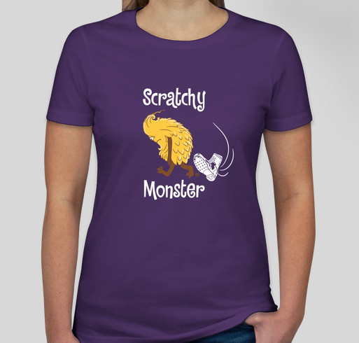 Scratchy Monster Shirts!!!! Fundraiser - unisex shirt design - front
