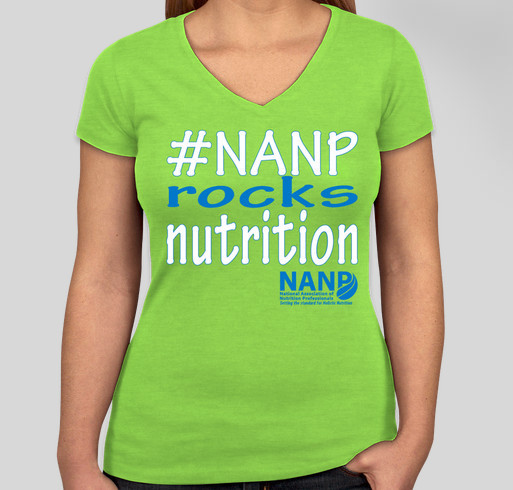 NANP - #NANPRocksNutrition Fundraiser - unisex shirt design - front