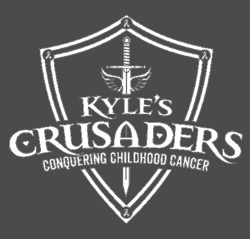 Kyle's Crusaders - Charcoal T-Shirt Fundraiser shirt design - zoomed