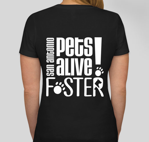 SAPA! Foster Fundraiser - unisex shirt design - back