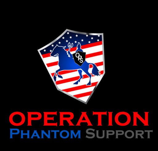 Operation Phantom Support shirt design - zoomed