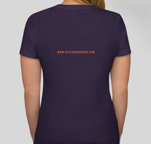 Kyle's Crusaders 2020 T-Shirt Fundraiser Fundraiser - unisex shirt design - back