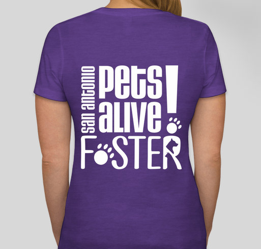 SAPA! Foster Fundraiser - unisex shirt design - back