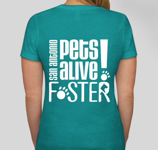 SAPA! Foster Fundraiser - unisex shirt design - back