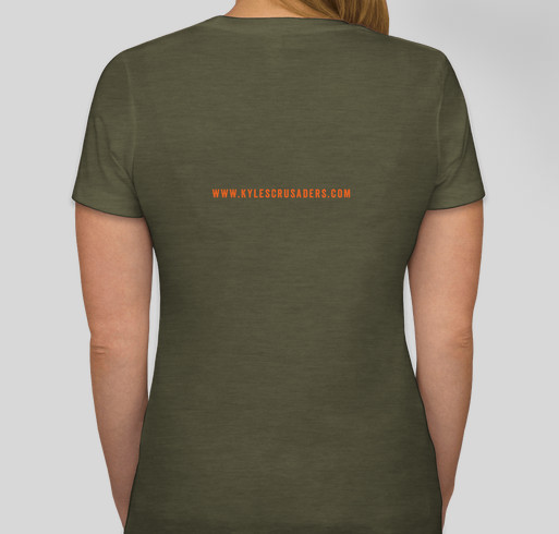 Kyle's Crusaders 2020 T-Shirt Fundraiser Fundraiser - unisex shirt design - back
