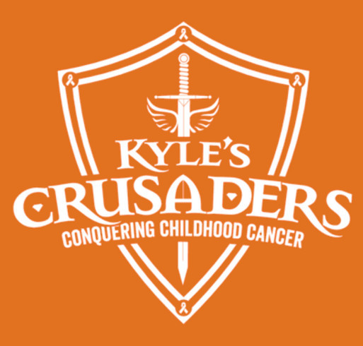 Kyle's Crusaders - Orange T-Shirt Fundraiser shirt design - zoomed