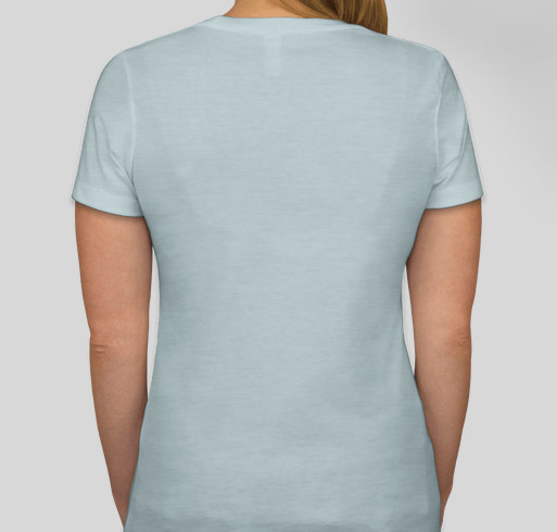MEH Ice Blue Short Sleeve Shirt Fundraiser - unisex shirt design - back