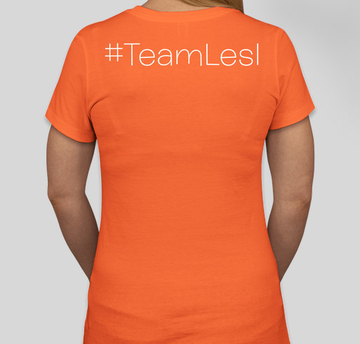 Wear Orange for Leslee Fundraiser - unisex shirt design - back