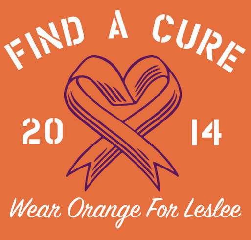 Wear Orange for Leslee shirt design - zoomed