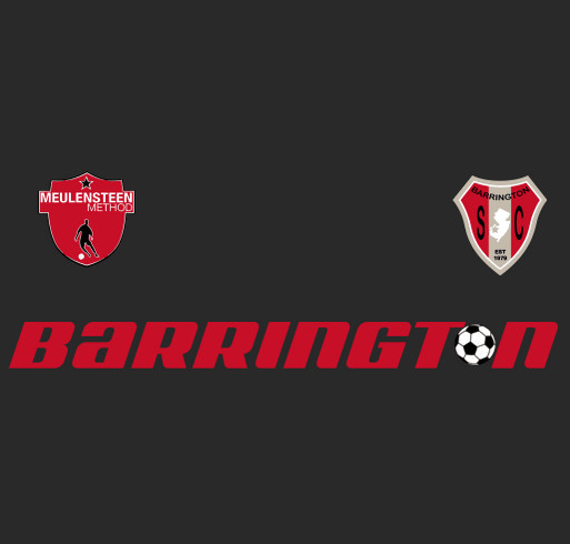 Barrington Soccer Club shirt design - zoomed