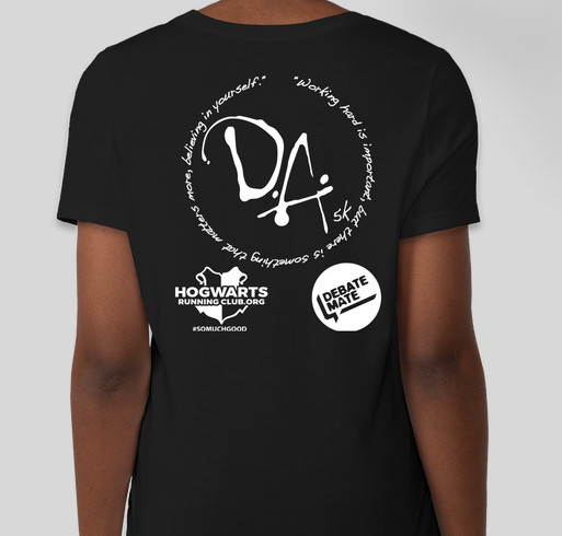 DA 5K Fundraiser - unisex shirt design - back