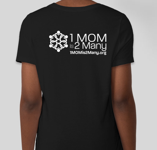 Raise your MOM VOICE! Fundraiser - unisex shirt design - back