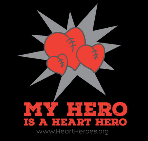 Heart Heroes 2015 CHD Awareness Campaign shirt design - zoomed