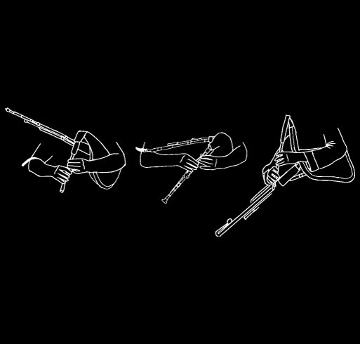 Pipers' Gathering 2026 Shirt Fundraiser shirt design - zoomed