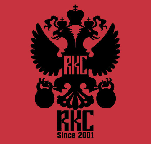 RKC Classic Red Tee shirt design - zoomed