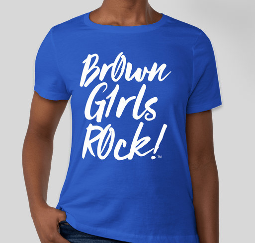 BR0WN G1RLS R0CK! Tee Fundraiser - unisex shirt design - front