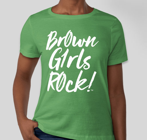 BR0WN G1RLS R0CK! Tee Fundraiser - unisex shirt design - front