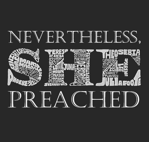 Nevertheless She Preached Throwback Campaign! shirt design - zoomed