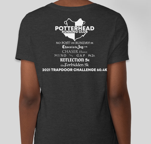 PHRC Time Turner 2021 Fundraiser - unisex shirt design - back