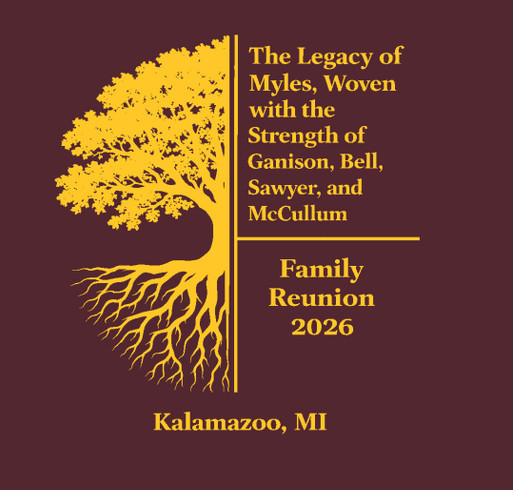 Myles Family Reunion 2026 shirt design - zoomed