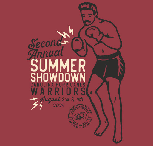 2nd Annual Canes Warriors Summer Showdown shirt design - zoomed
