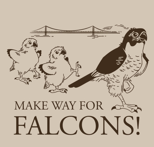 Campanile Falcons Fundraiser - 2024 shirt design - zoomed