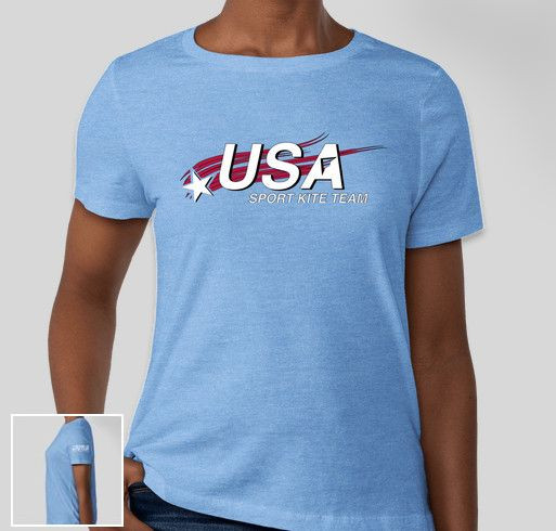 Team USA Sport Kite Team Fundraiser - unisex shirt design - front