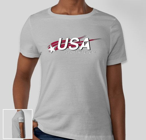 Team USA Sport Kite Team Fundraiser - unisex shirt design - front