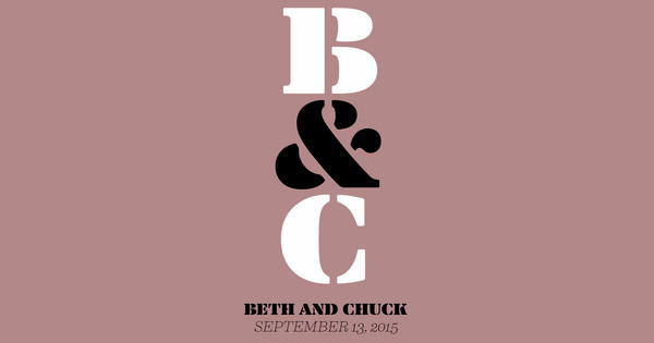 Zoomed in Design Idea Number 50887: B&C Wedding