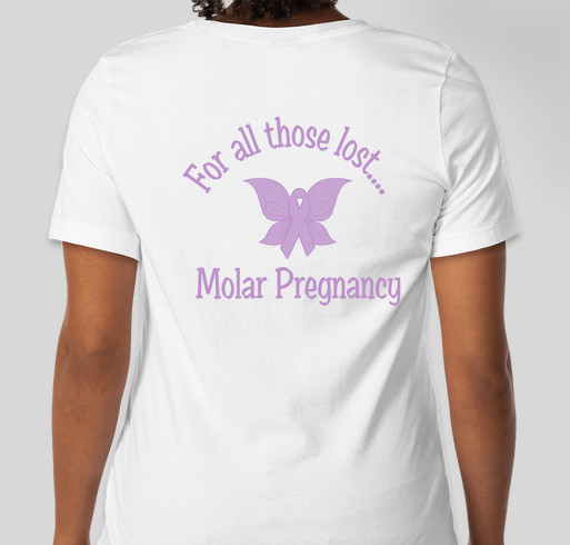 Molar Pregnancy/Gestational Trophoblastic & Choriocarcinoma Fundraiser - unisex shirt design - back