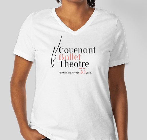 Celebrate 35 years with Covenant Ballet Theatre! Fundraiser - unisex shirt design - front