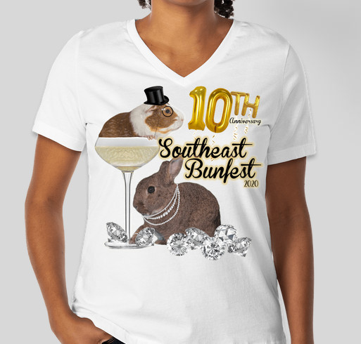 10th Anniversary Southeast Bunfest Fundraiser - unisex shirt design - front