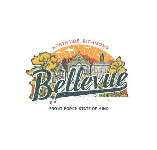 Bellevue Civic Association Fall T-shirt drive shirt design - zoomed