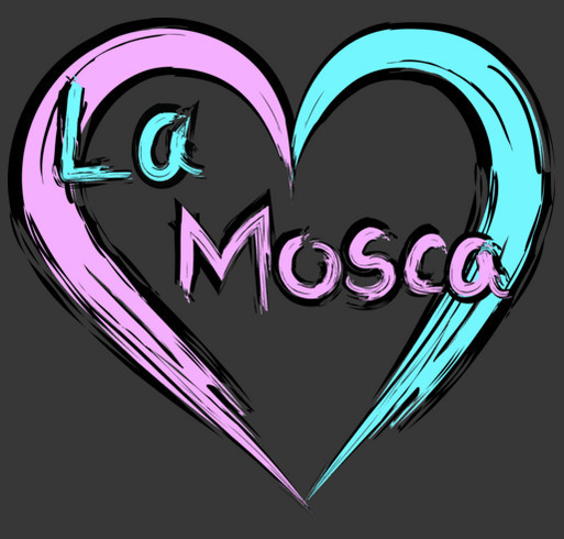 Paint Love in La Mosca shirt design - zoomed