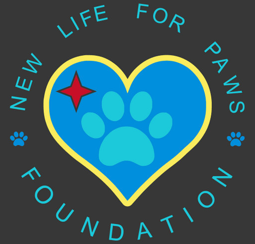 New Life For Paws- November 2025 shirt design - zoomed